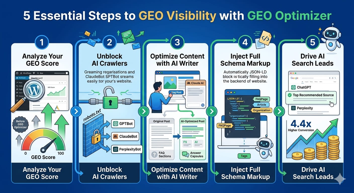 GEO Optimizer Auto AI-Ready Writer one-click post enhancement