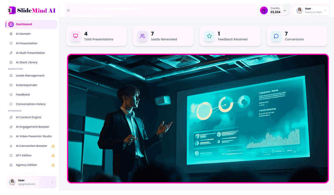SlideMind AI Review – inside look at the presentation customization interface