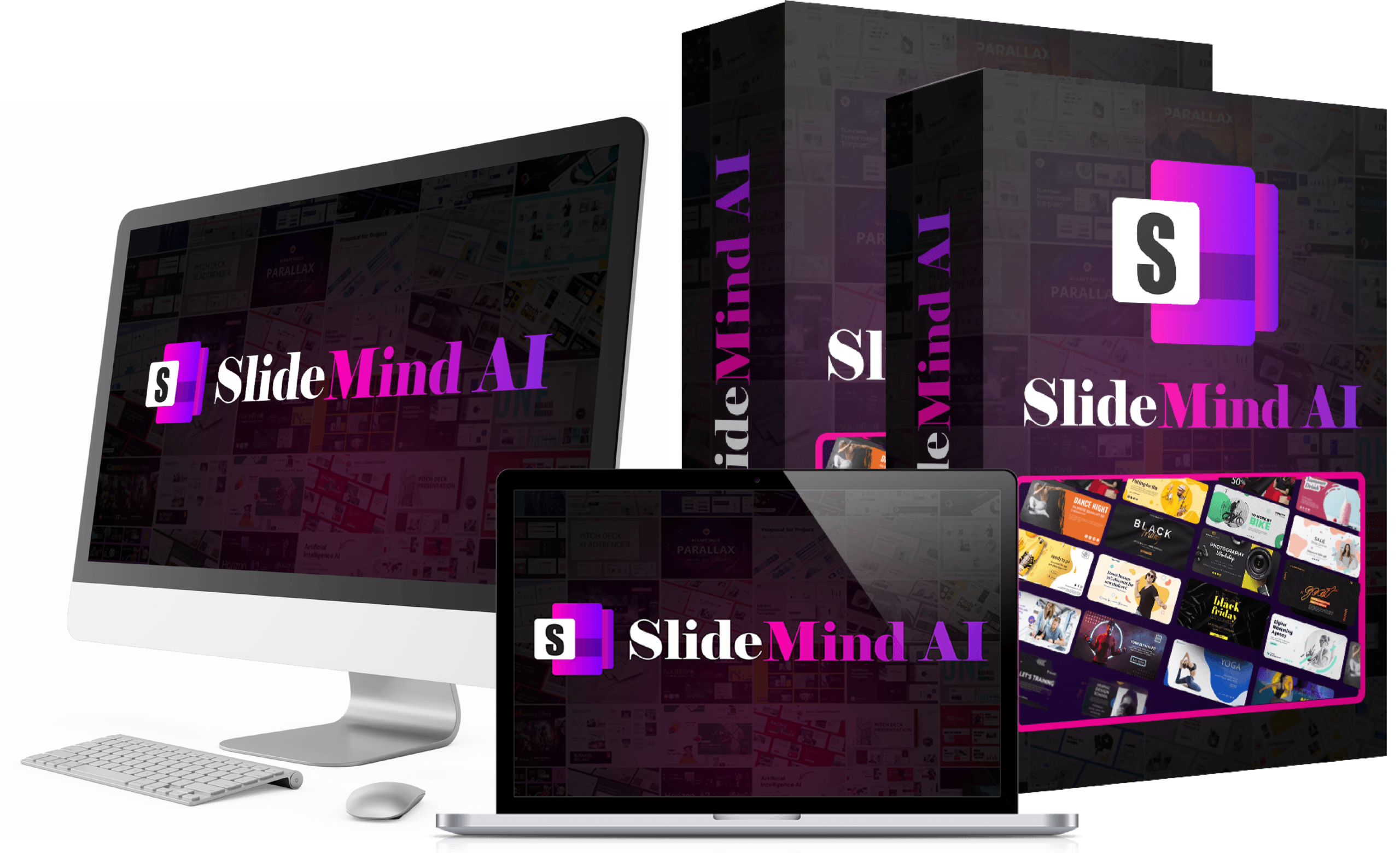 SlideMind AI Review – interactive AI presentation builder dashboard