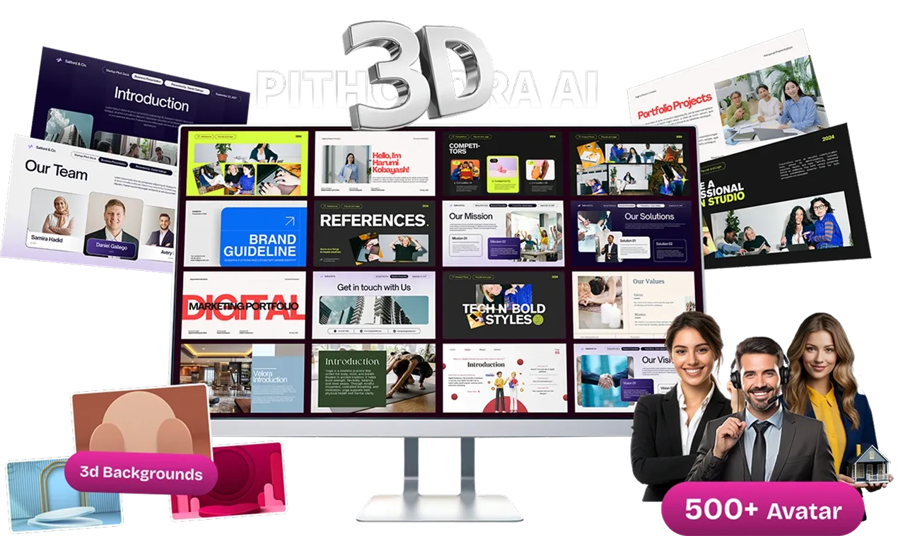 Pitchora AI Review — 3D interactive pitch editor dashboard
