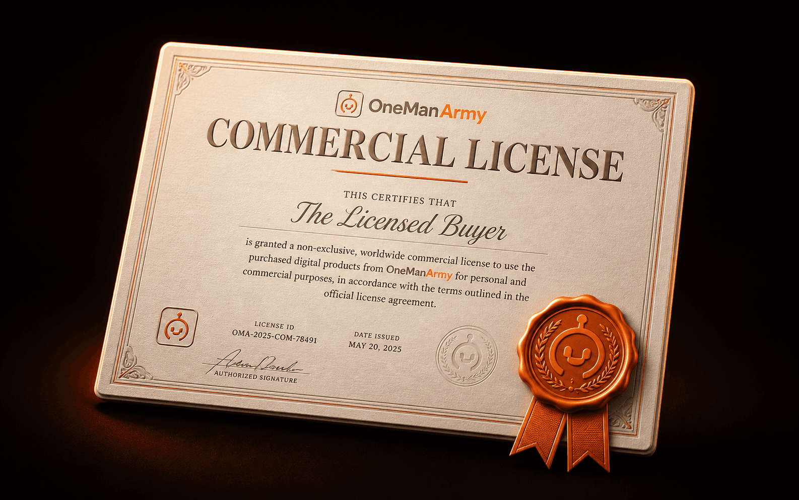 OneManArmy Review — commercial rights certificate included