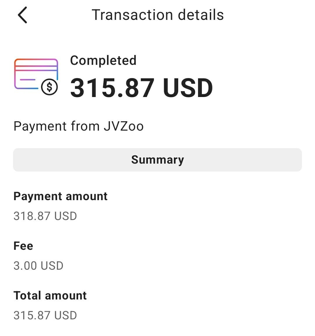SOL AI Review — user earnings proof screenshot 3, ClickBank daily sales report