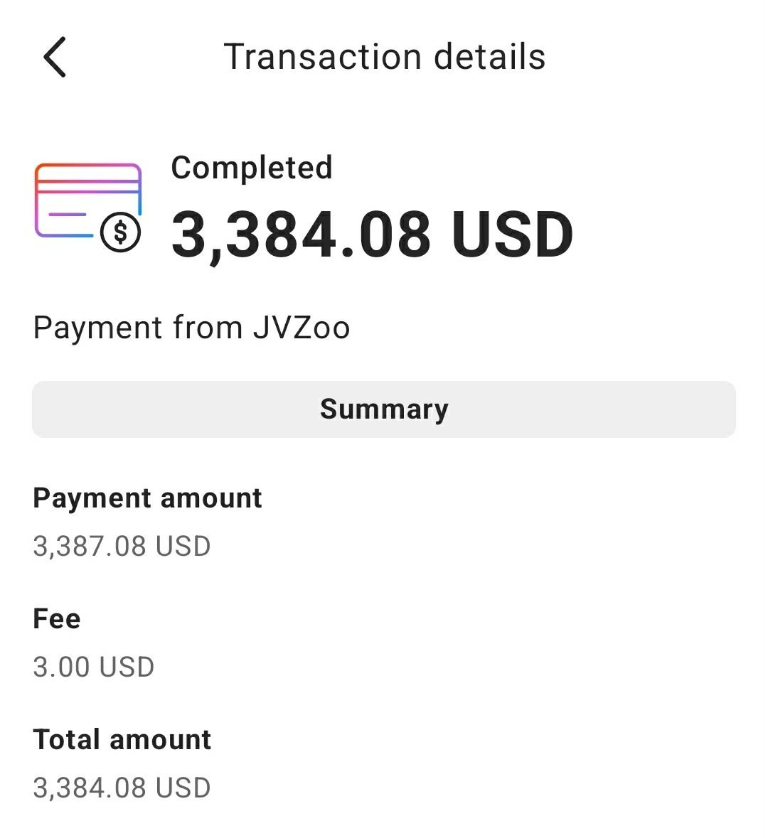 SOL AI Review — user earnings proof screenshot 4, Stripe payouts from SOL AI client work