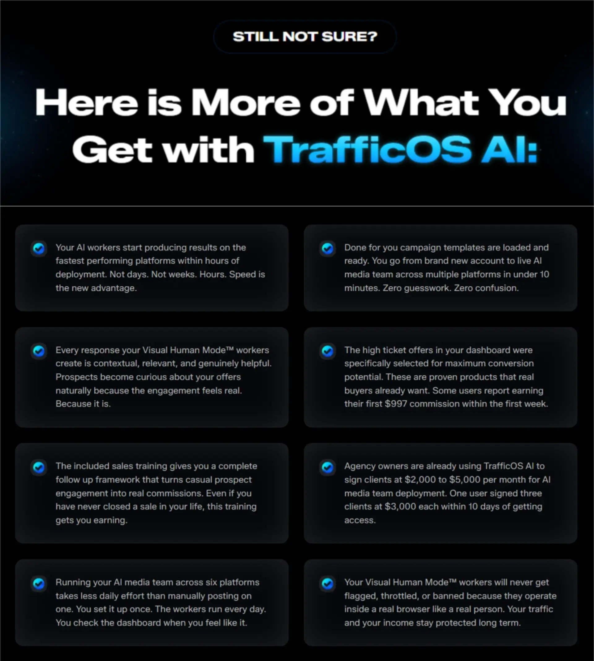 TrafficOS AI research and user data graphic