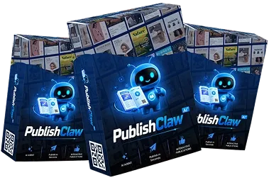 PublishClaw AI call to action mockup