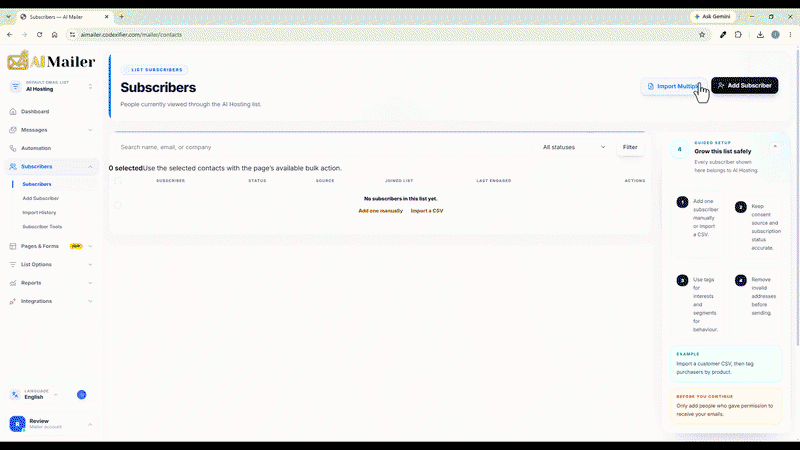 AI Mailer Review - Spam Score and Deliverability Shield