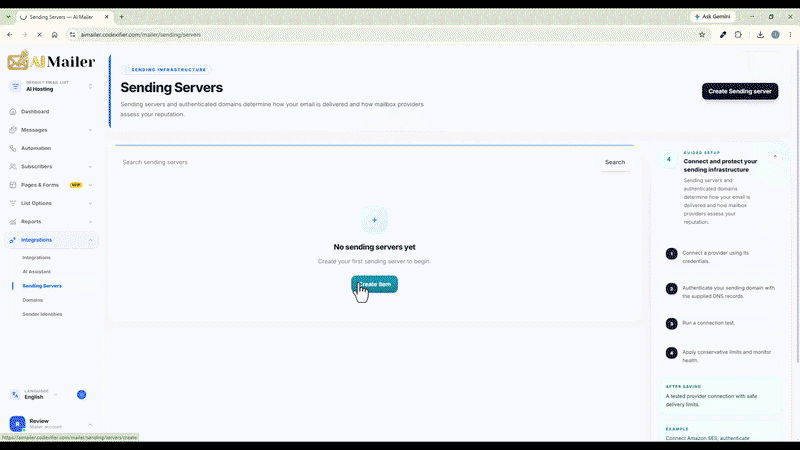 AI Mailer Review - Real Time Analytics Dashboard