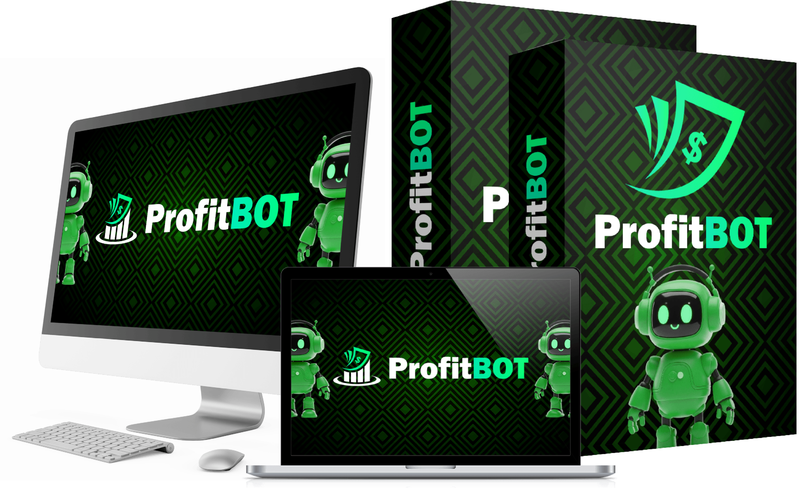 ProfitBOT Review 2026 — bundle dashboard screenshot showing the Tiny AI Business setup screen