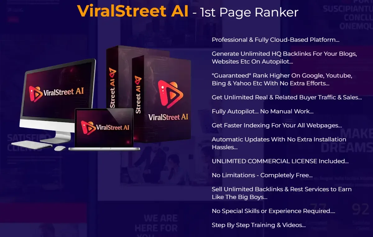 ViralStreet AI Review - Profit templates and OTO4 features