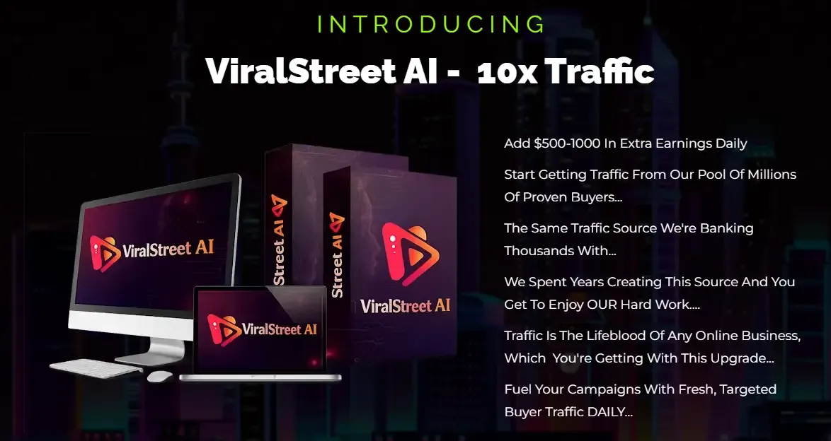 ViralStreet AI Review - OTO features and upgrade options breakdown