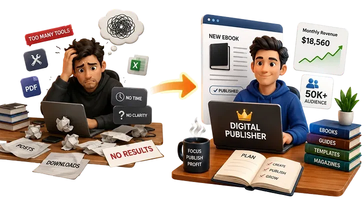 PublishClaw AI agency and client roles illustration