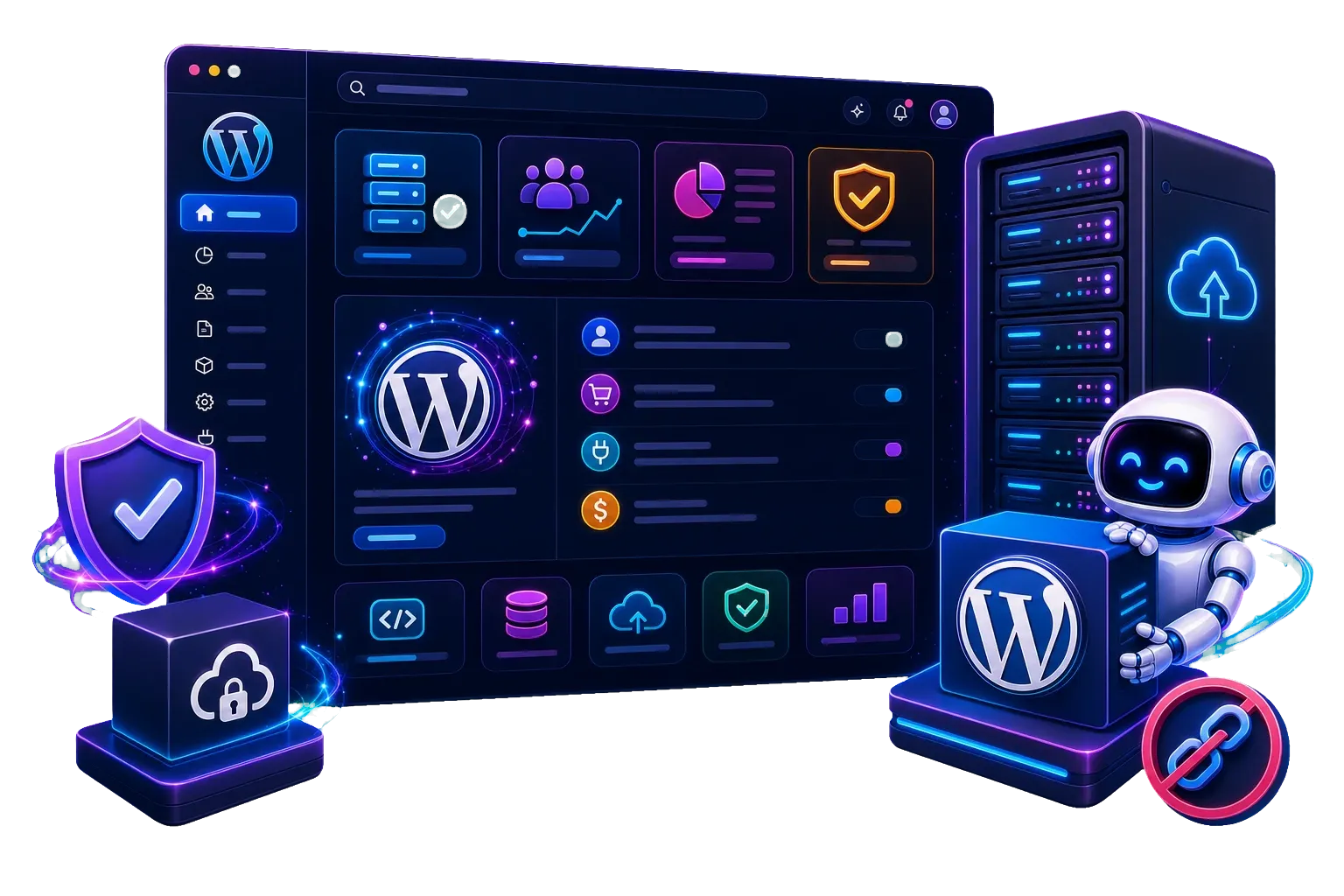 Digital Profit Stack AI Review self-hosted WordPress SaaS product flow with ownership badge