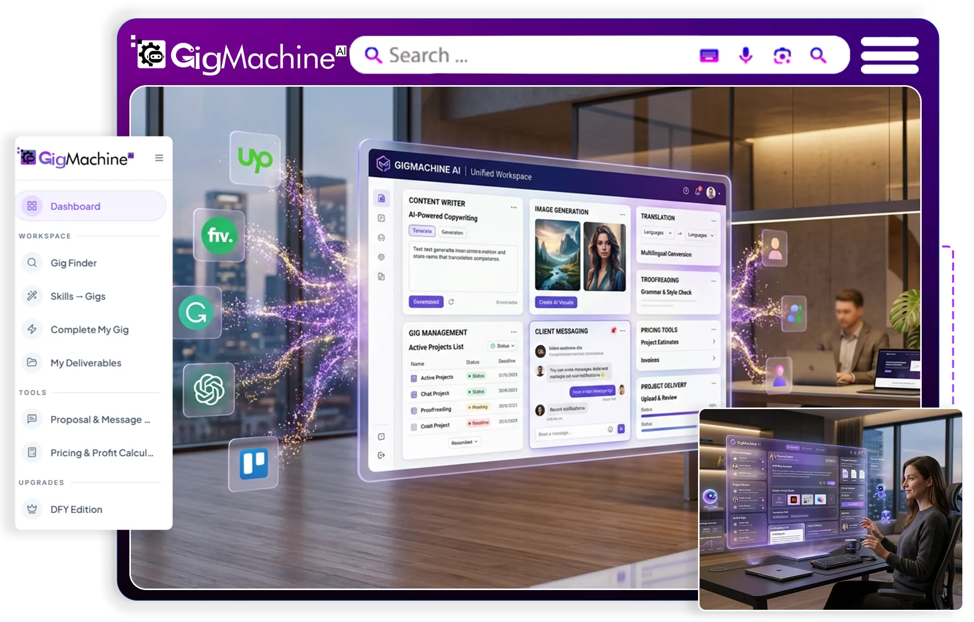 GigMachine AI zero experience needed - no skills portfolio or track record required