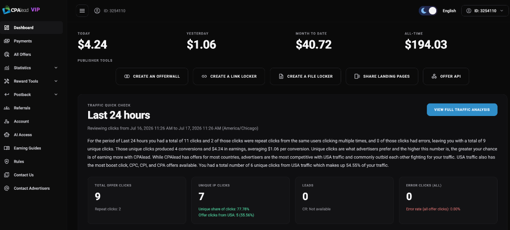 CommissionOS Landing Page Builder — generate conversion-optimized prelander HTML in 60 seconds