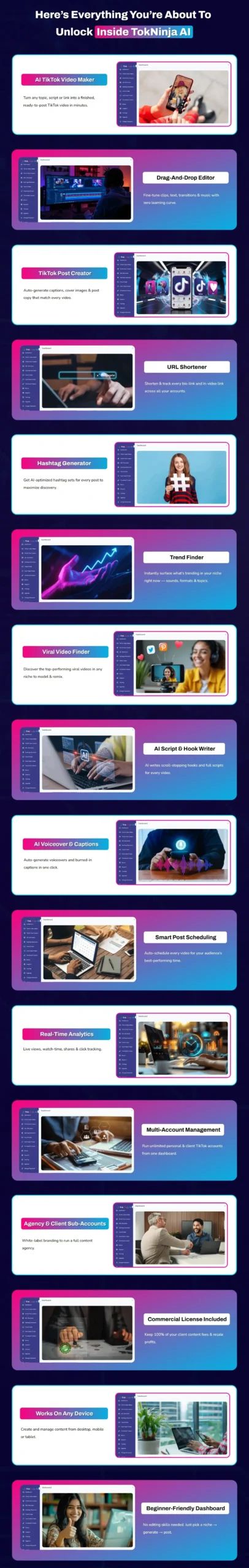 TokNinja AI Review — Full Dashboard Feature Overview