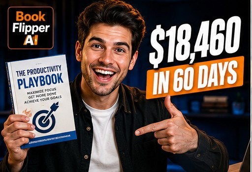 BookFlipper AI features walkthrough - published books gallery