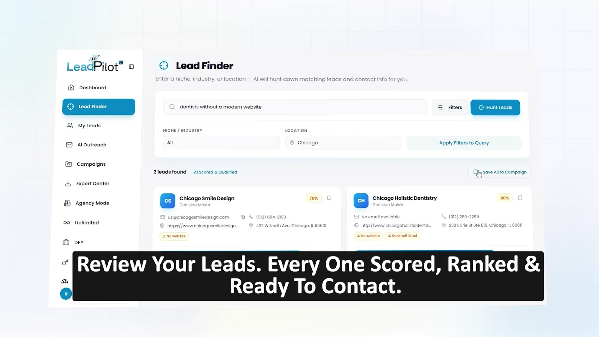 LeadPilot AI Review illustration of manual lead generation pain points