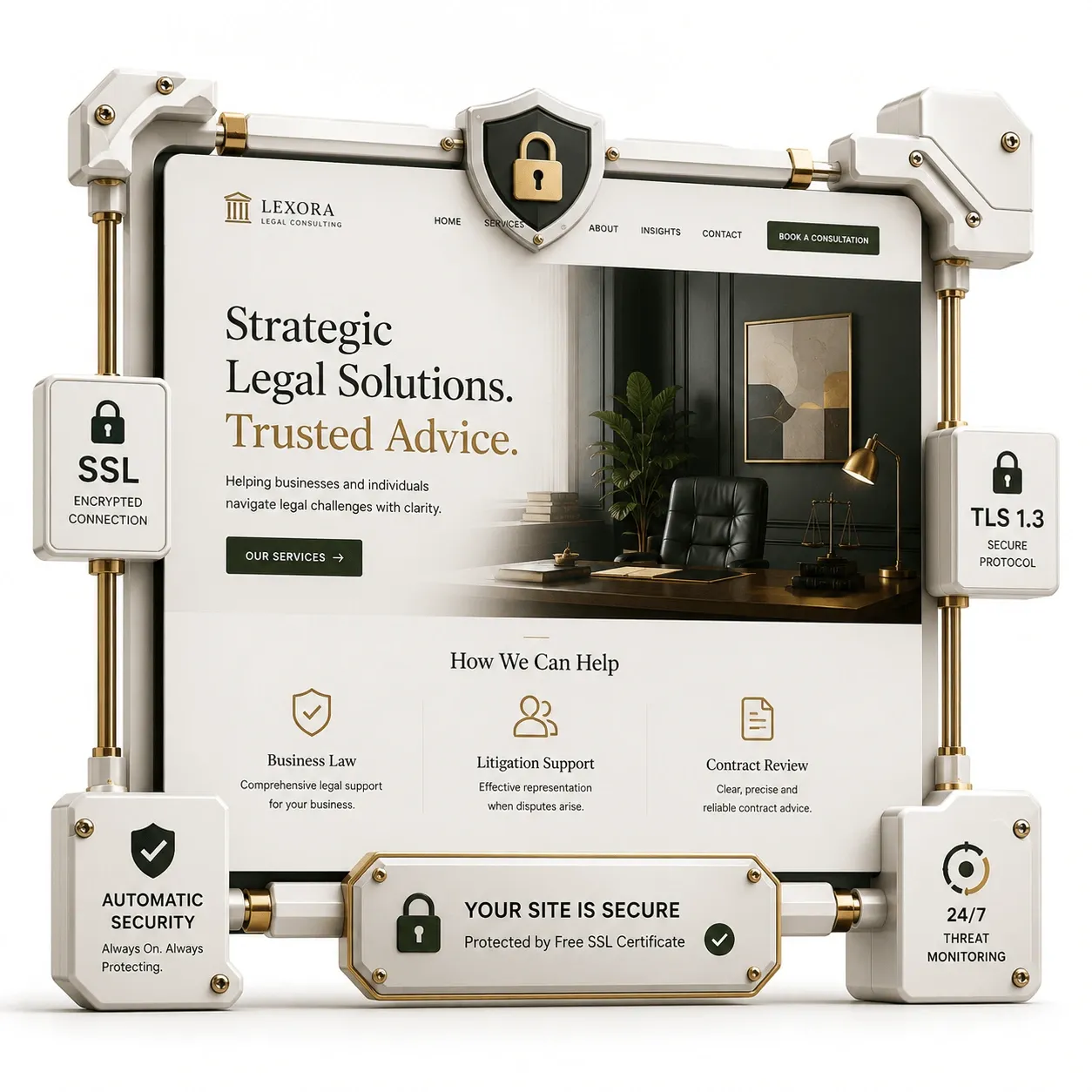 ClauSite free lifetime hosting and automatic SSL security