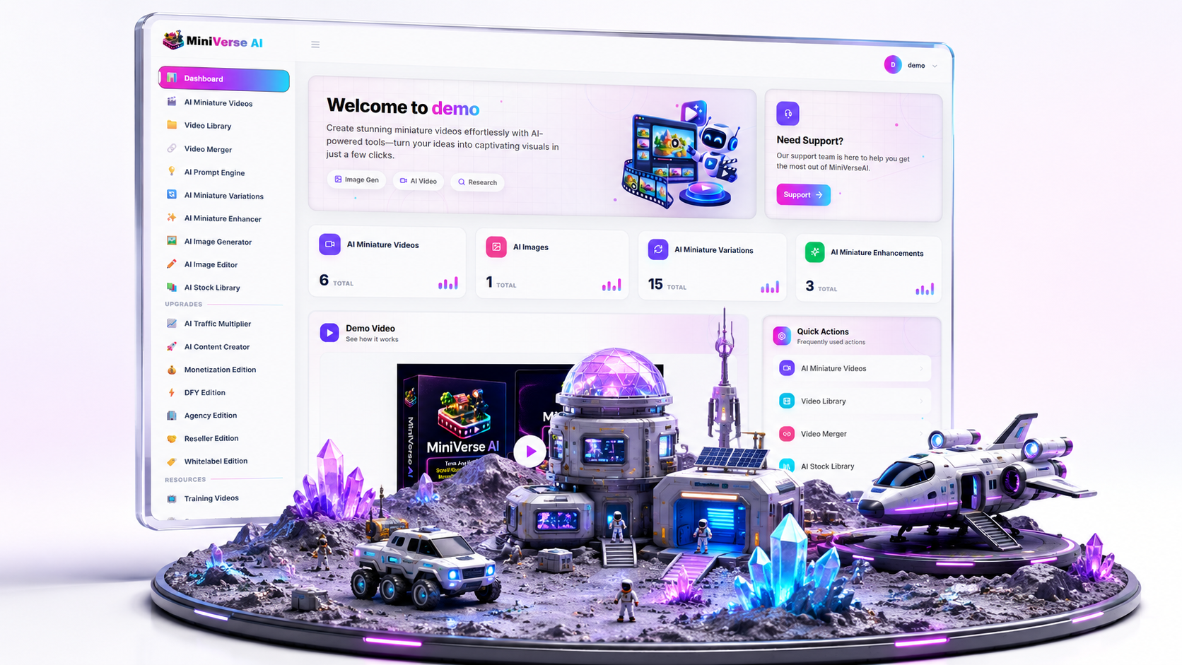 MiniVerse AI review prompt engine