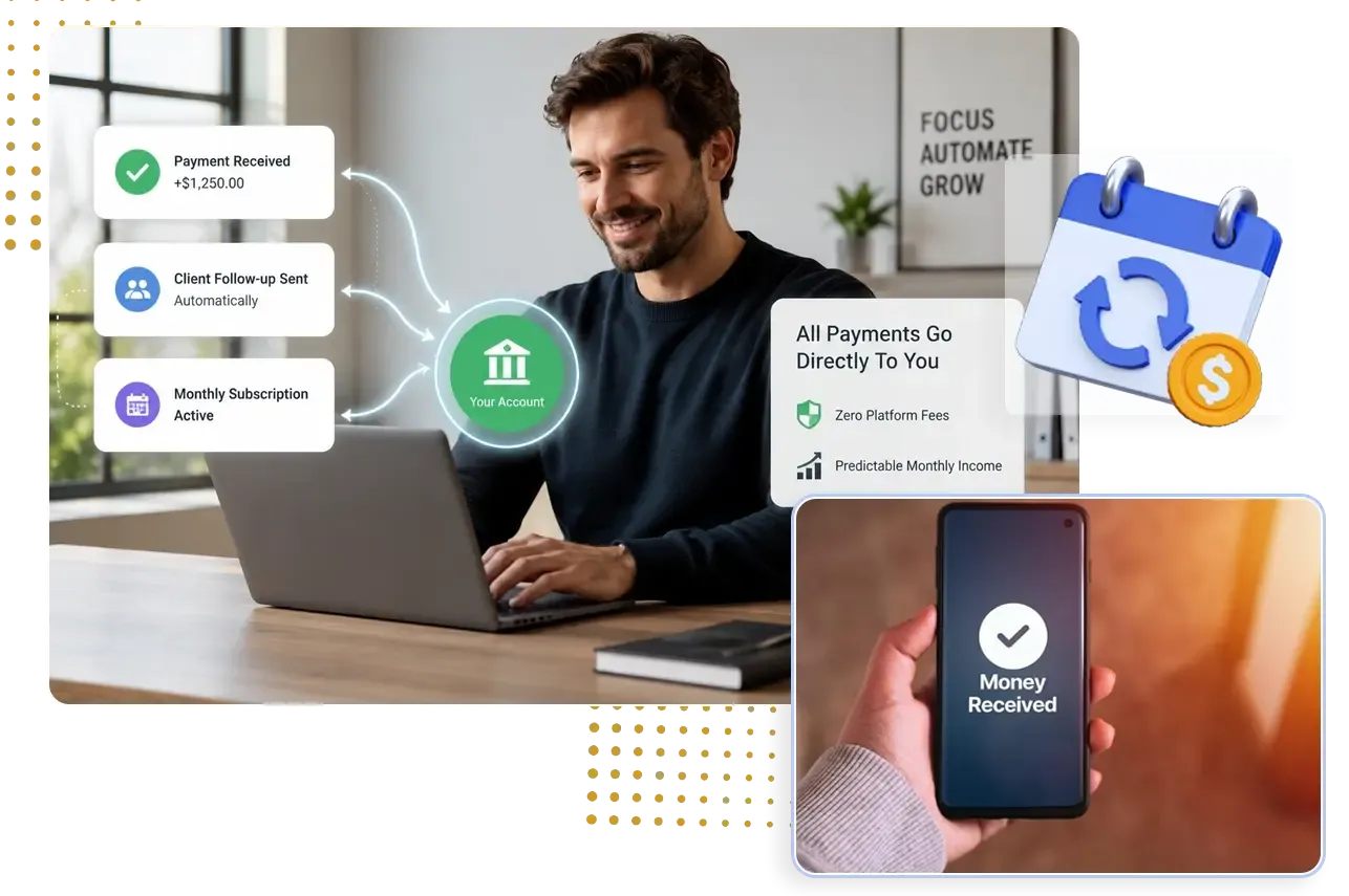 Retainer AI Review — step 3 recurring Stripe payments land in your account