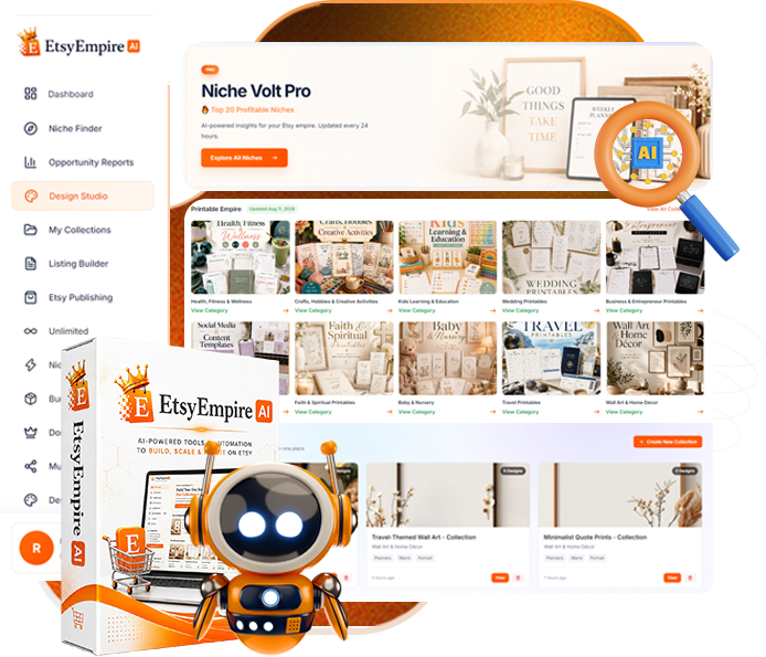 EtsyEmpire AI bonus package overview