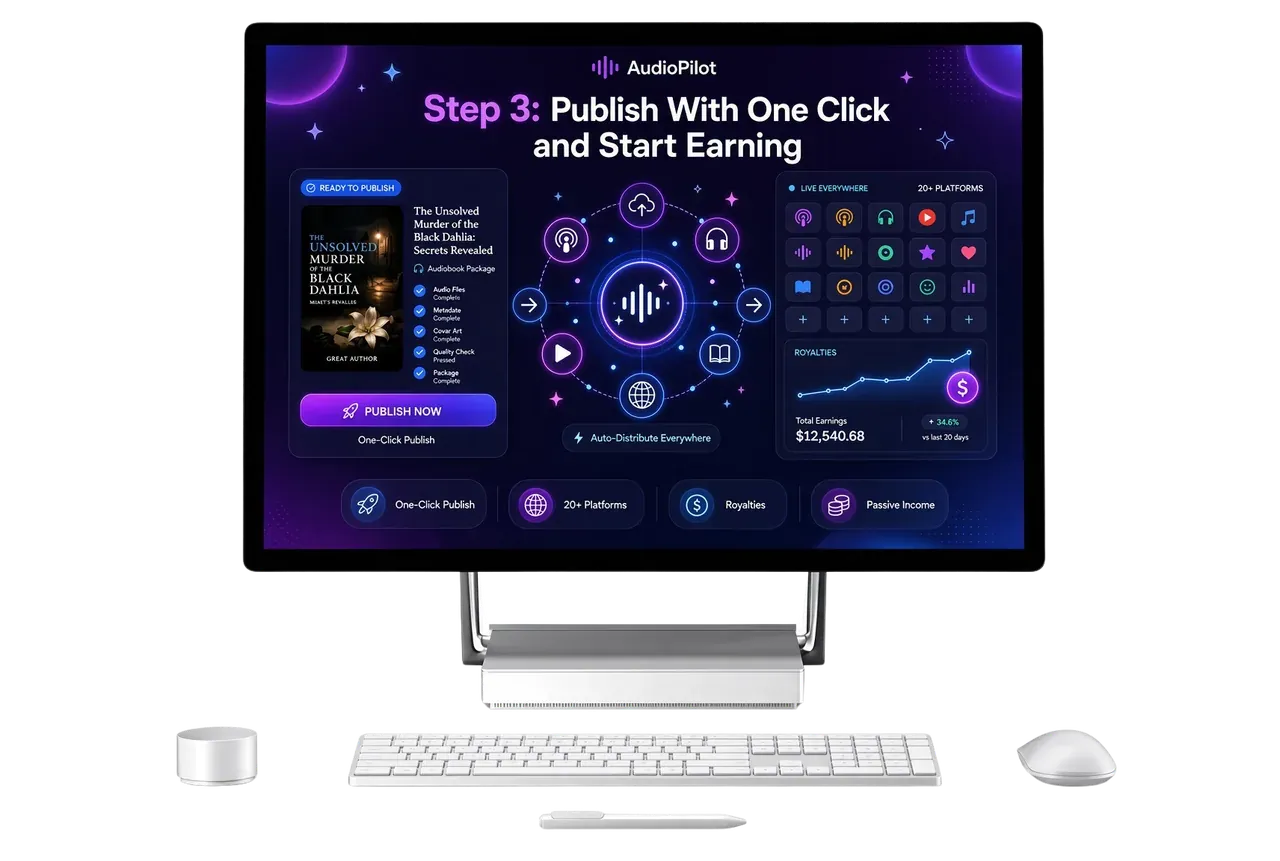 AudioPilot step 3 publish and distribution preparation