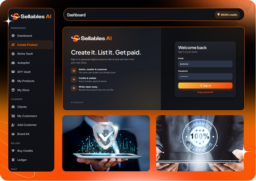 Sellables AI payment gateway setup