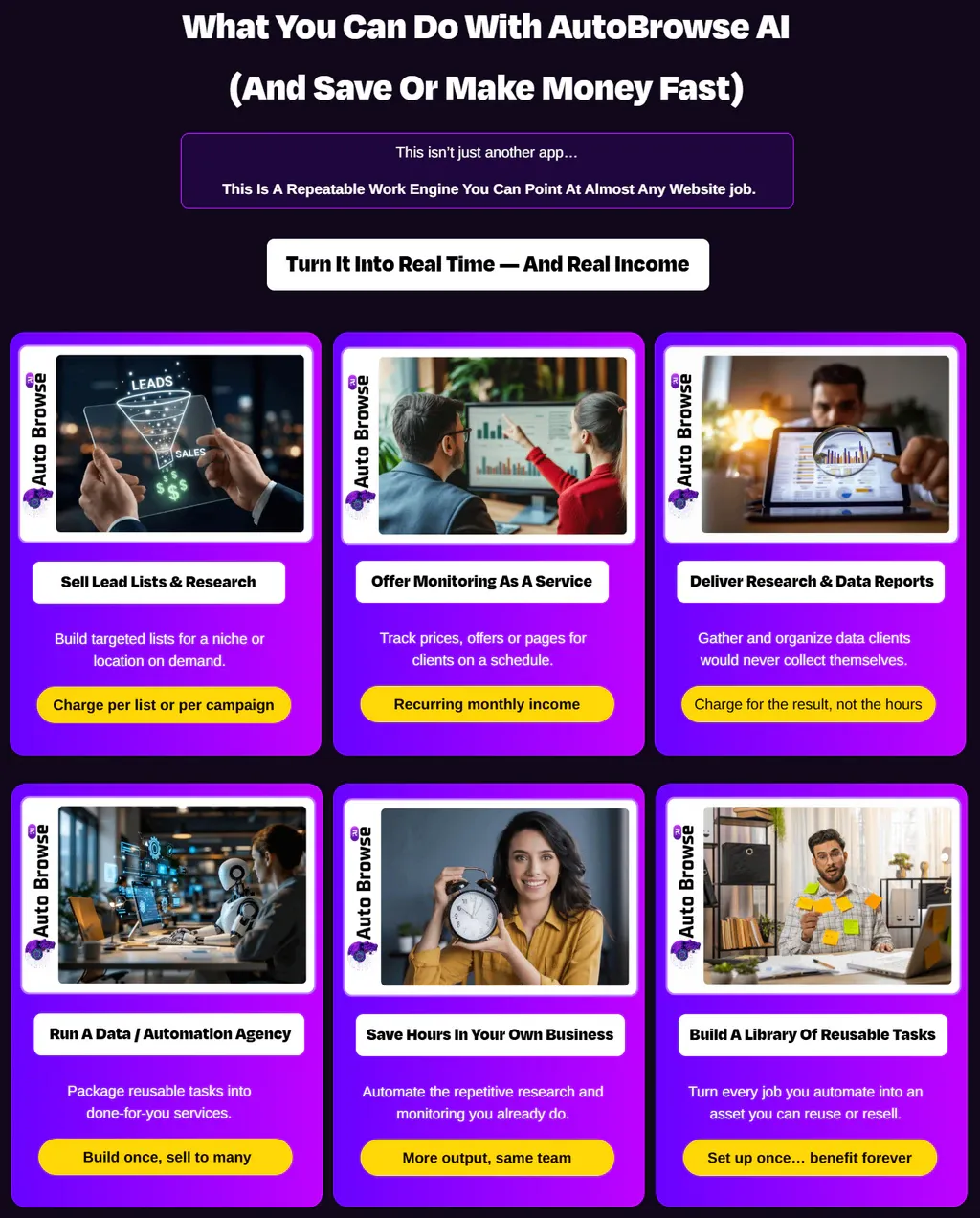 Why Auto Browse AI solves manual clicking