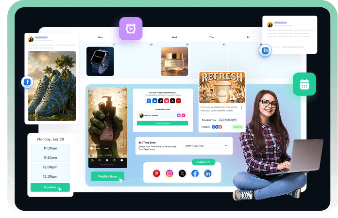 ShowcaseAI review built-in social media scheduler dashboard