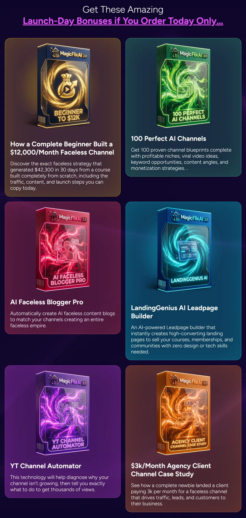 MagicFlixAI 2.0 Review exclusive bonuses package
