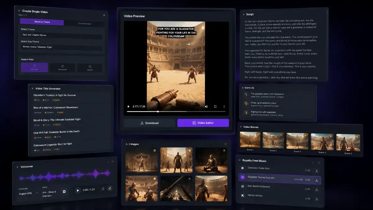 MagicFlixAI 2.0 Review generated video outputs