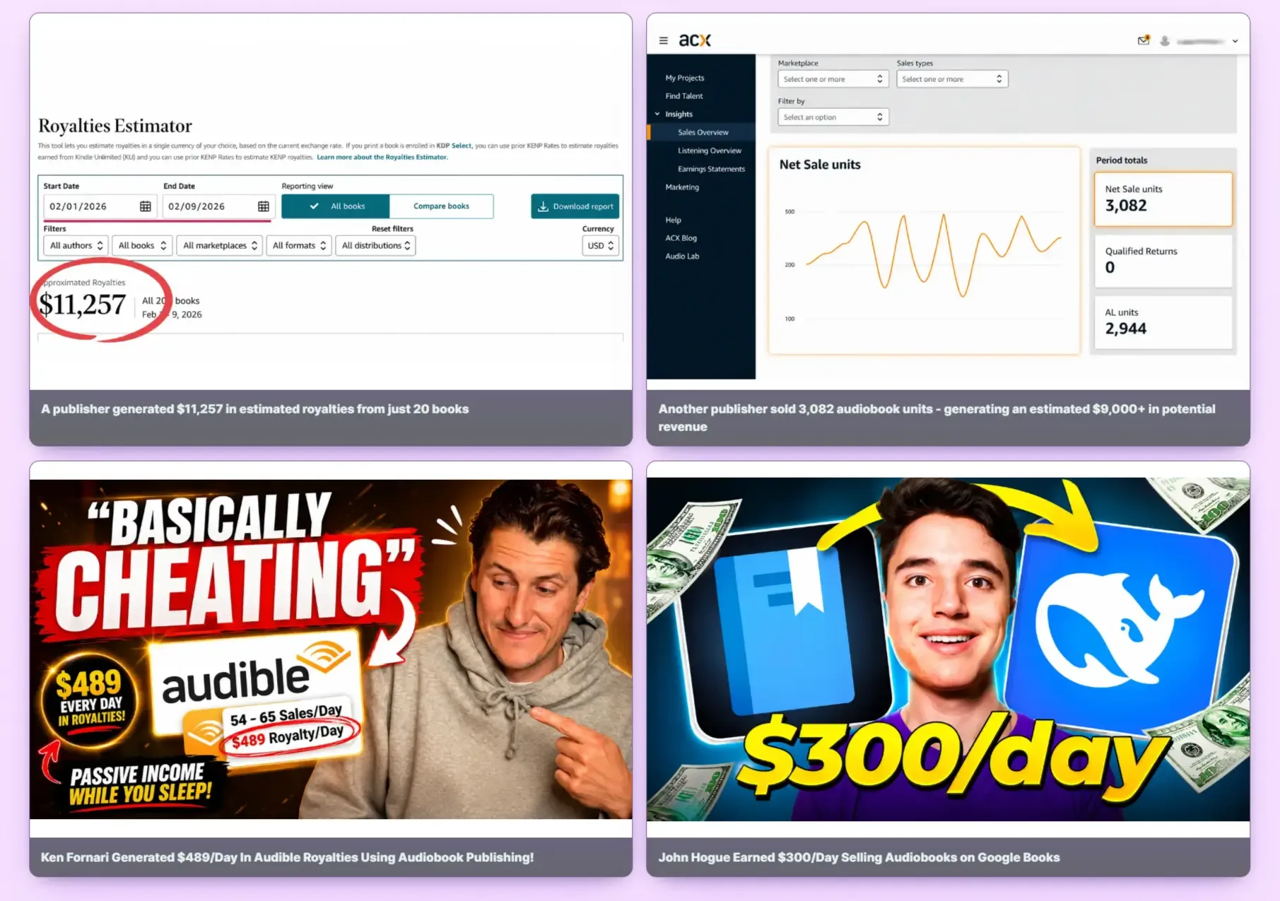 AudioPilot user proof dashboard