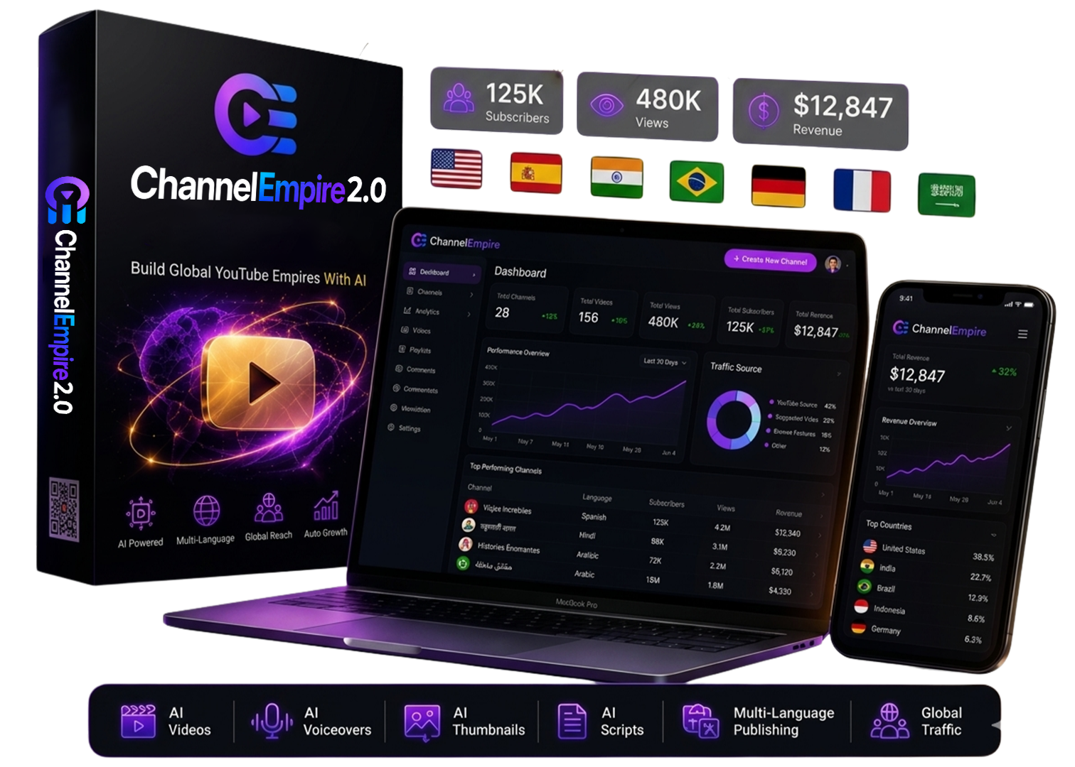 ChannelEmpire 2.0 Review - Product Box Overview