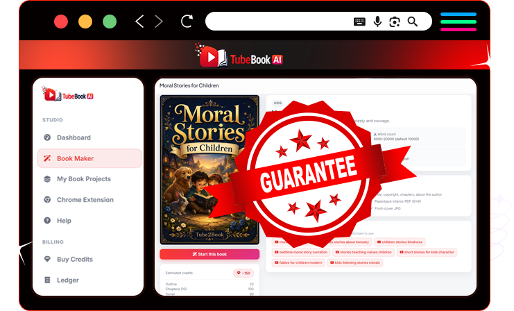 TubeBook AI pricing funnel and upgrade ladder breakdown
