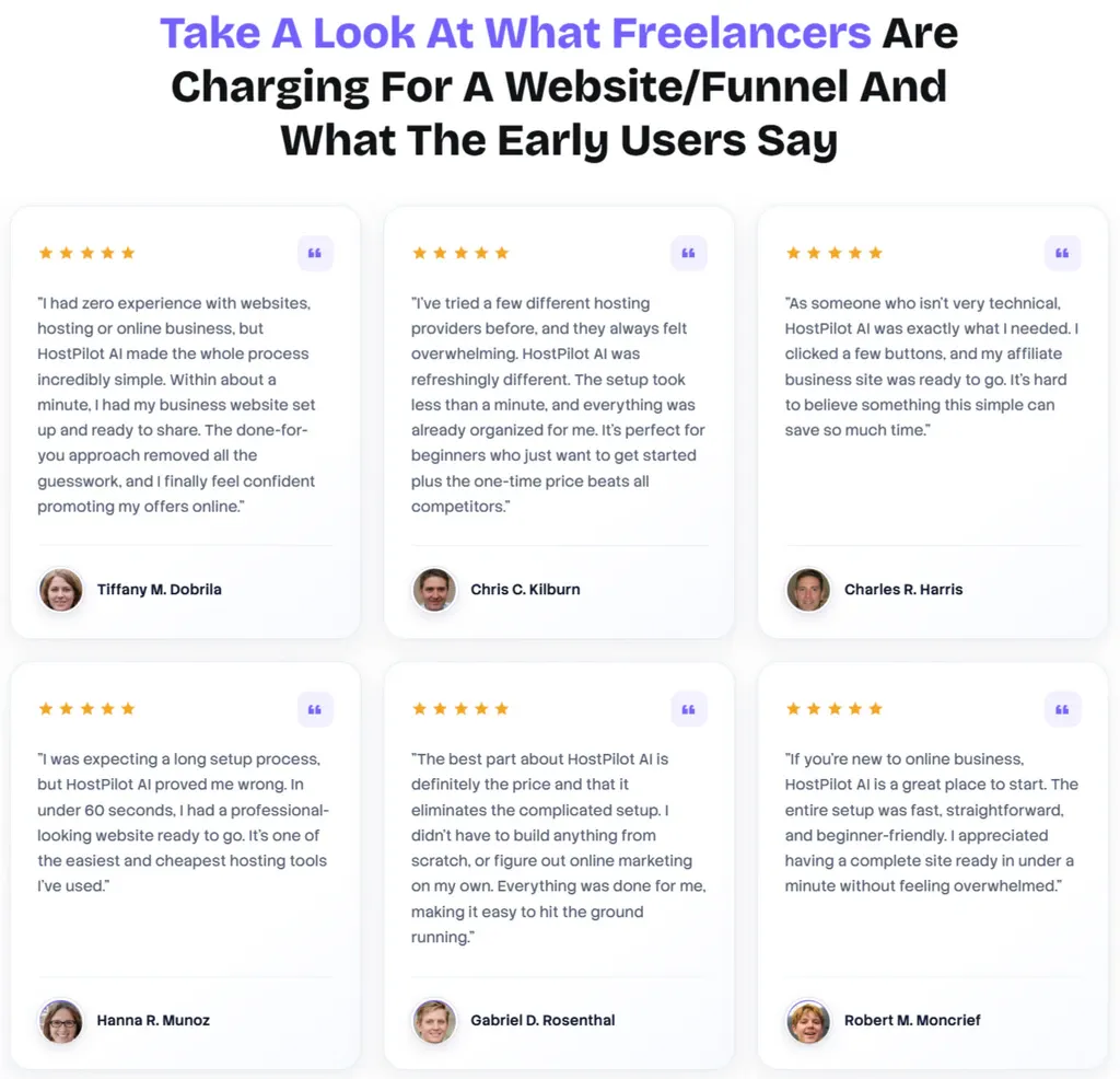 HostPilot AI review — real customer reviews and verified buyer feedback screenshots