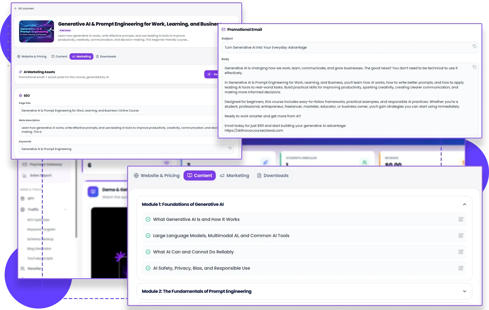CourseClaw AI review AI tutor chatbot feature