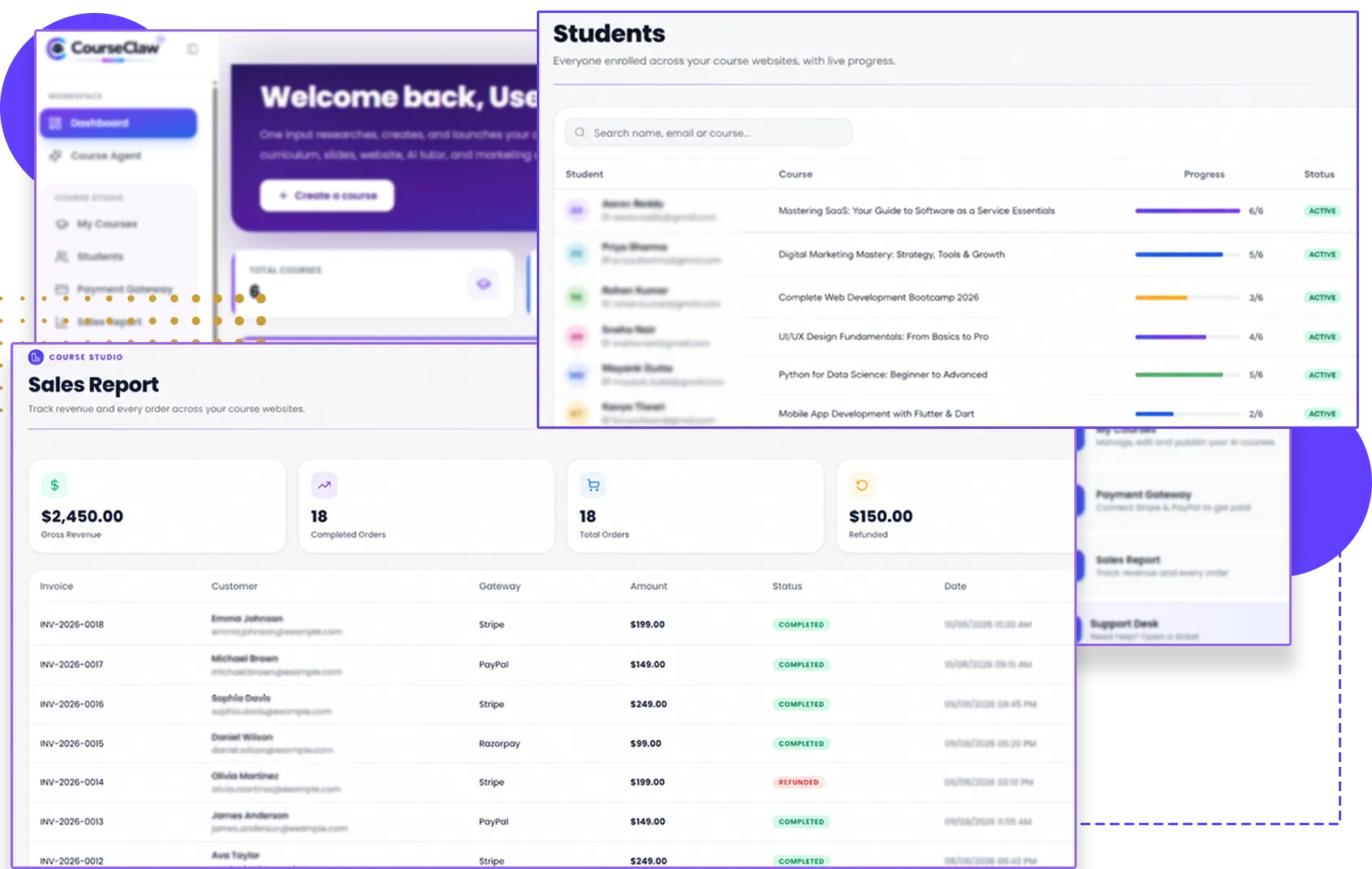 CourseClaw AI review quiz and assessment generator