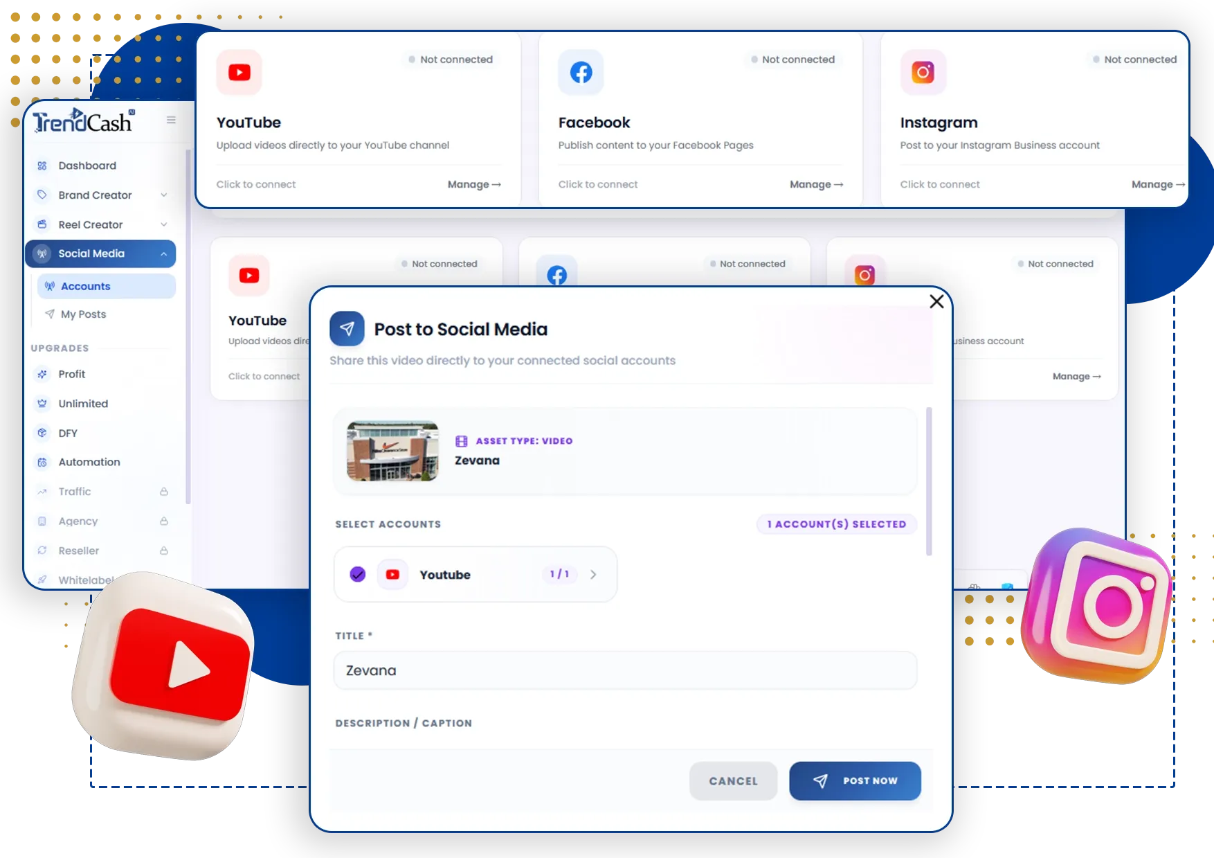 TrendCash AI brand kit setup