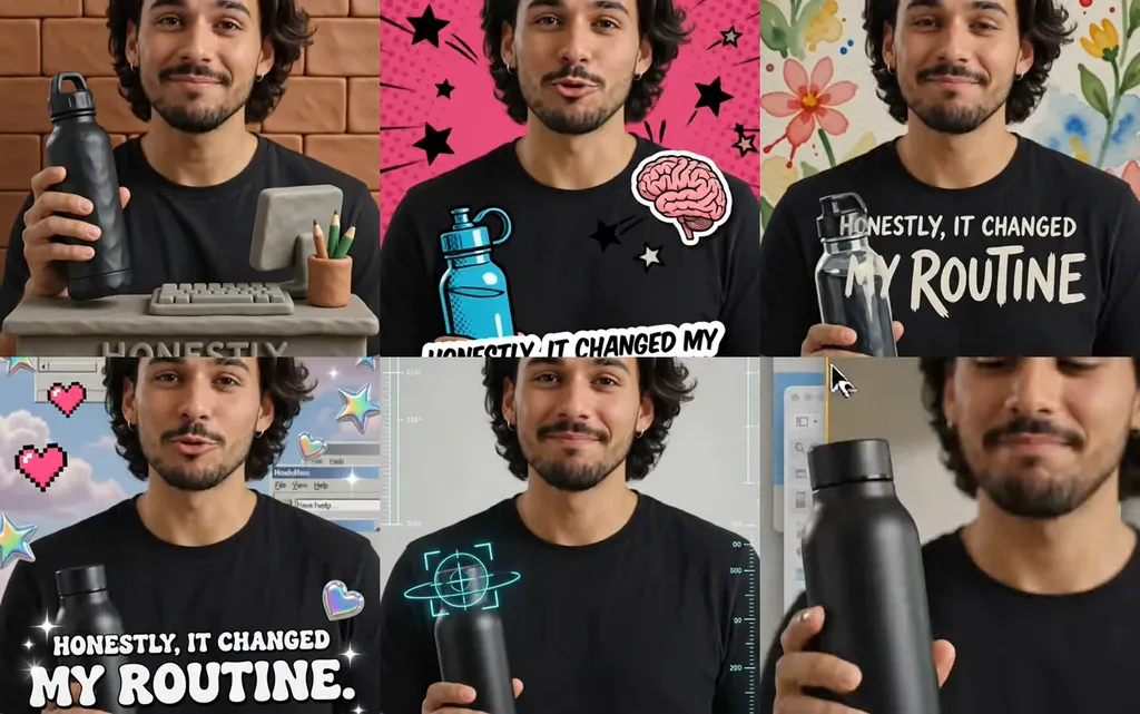 Reel Remix Restyle feature transforming one video into multiple visual worlds