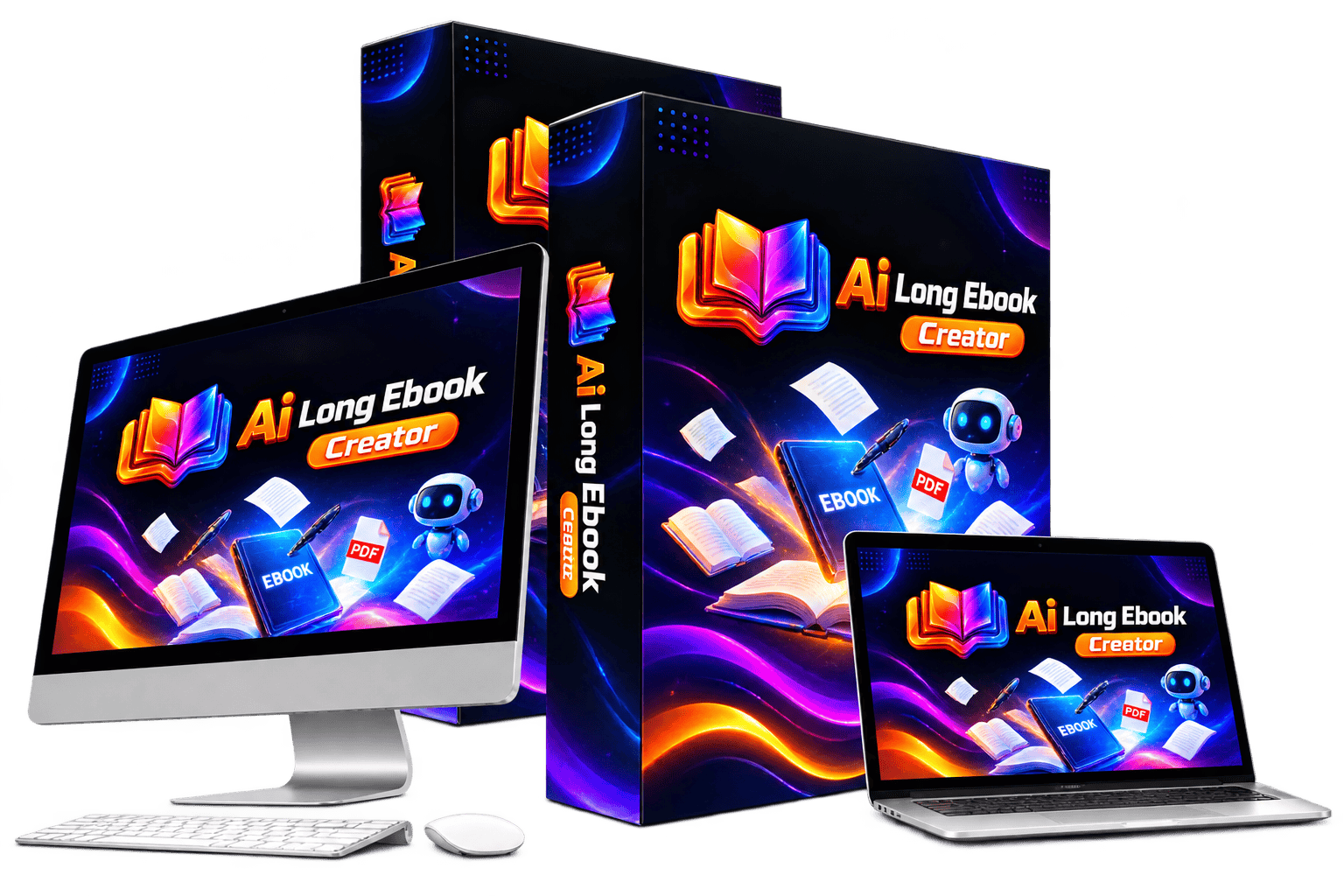 AI Long Ebook Creator Review 2026 — official product banner with GPT-5.2, Claude 4.5 and Gemini 3 Pro