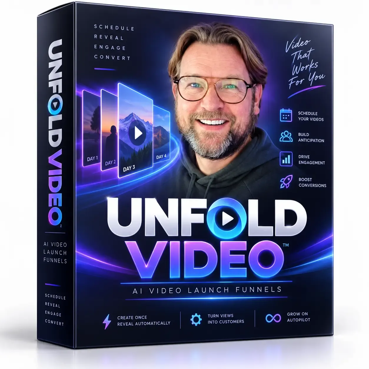 Unfold Video Review — main launch dashboard overview