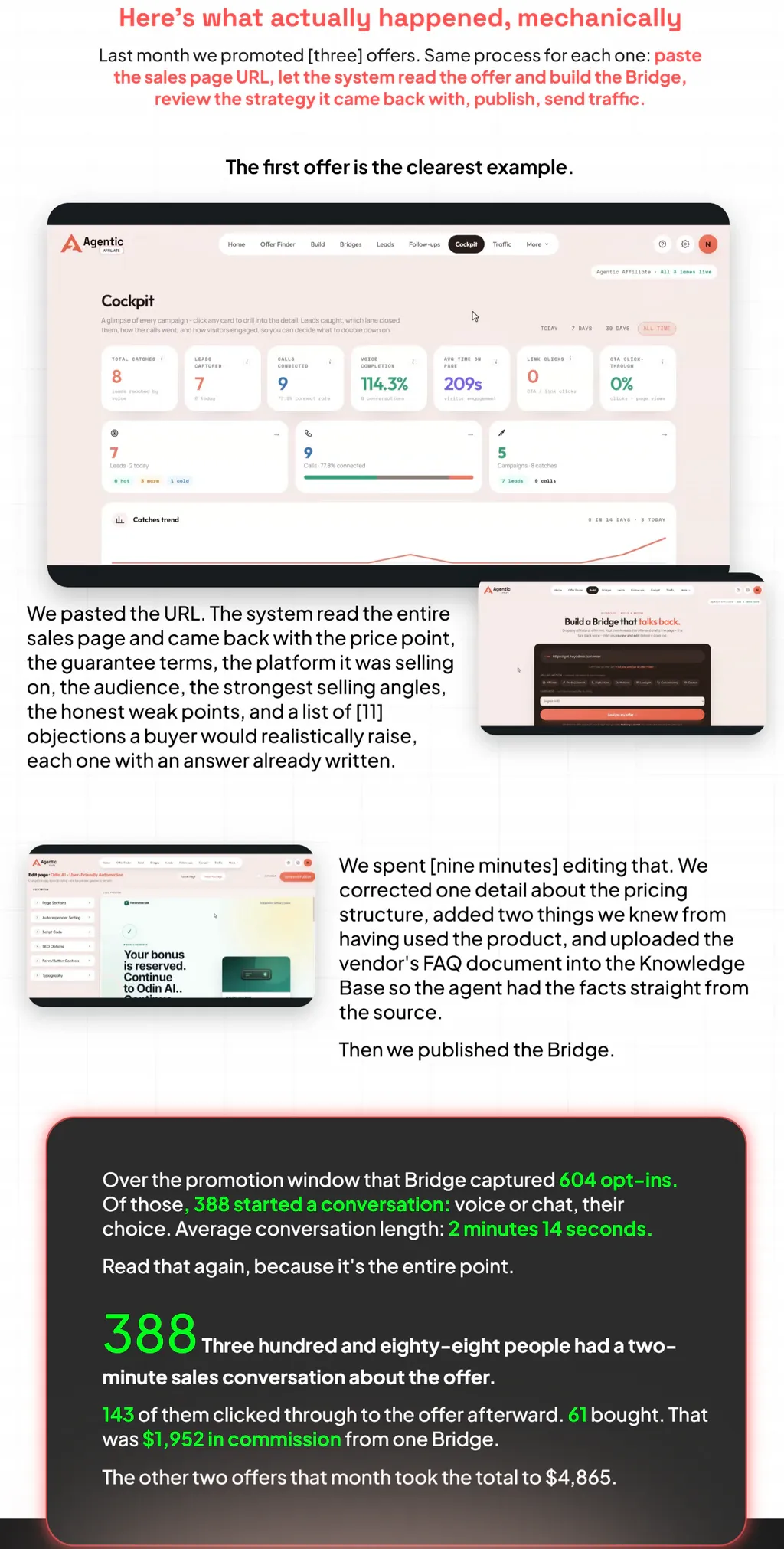 Agentic Affiliate Review — why agentic AI conversations convert better than static pages