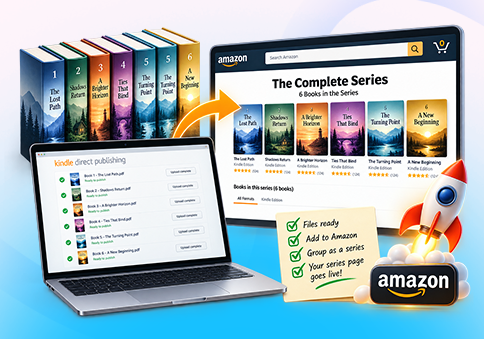 Vendor graphic supplied with the BookSeries AI launch material