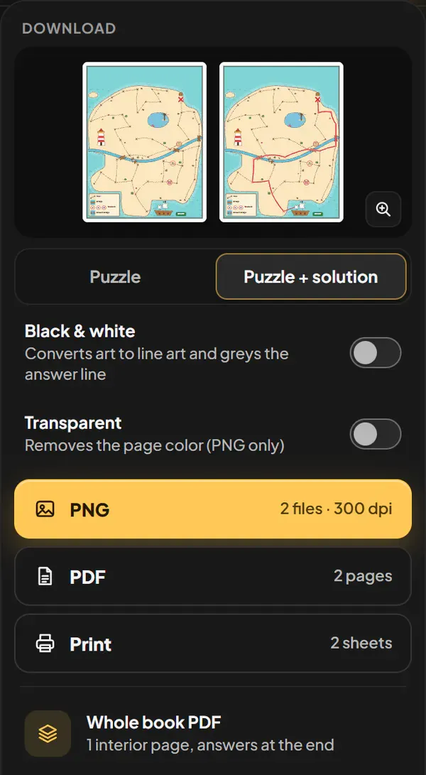 Zigzaggle KDP Book Builder and Cover Studio showing full-wrap paperback covers and interior pages