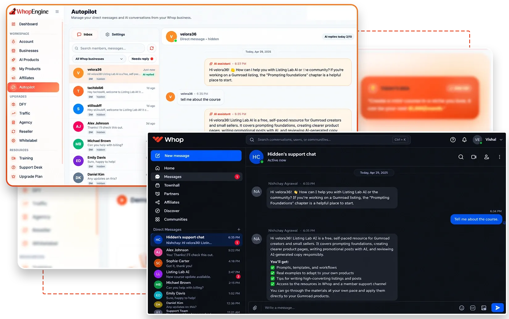 Whop Engine Full Feature Stack and Included Launch Bonuses