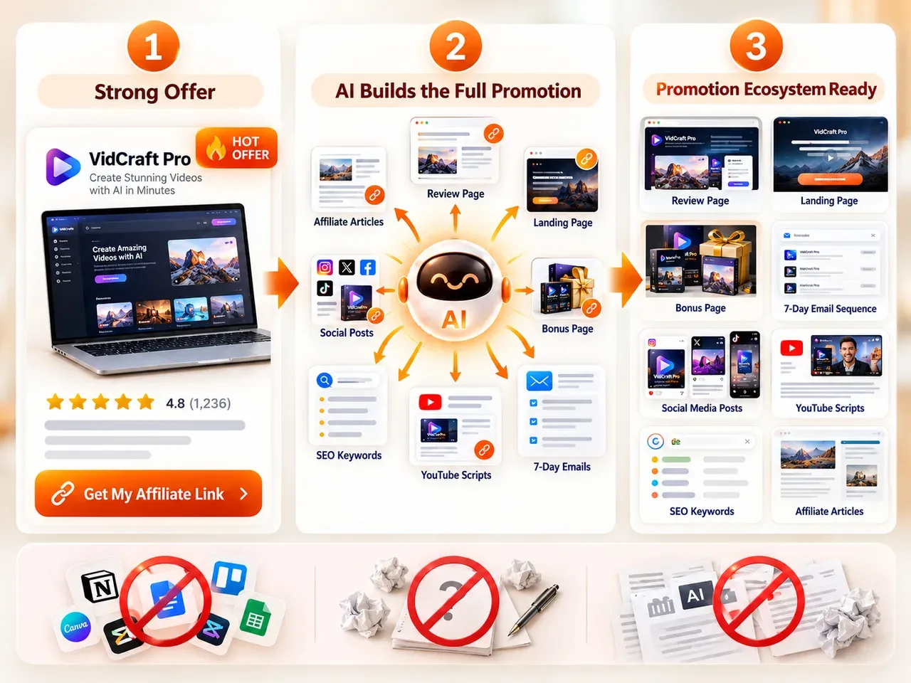OfferBank OS Autonomous Campaign Architect Turning One Sales Page URL Into Multiple Affiliate Assets