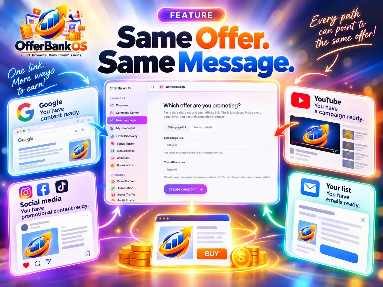 OfferBank OS Omnichannel Campaign Ecosystem Overview