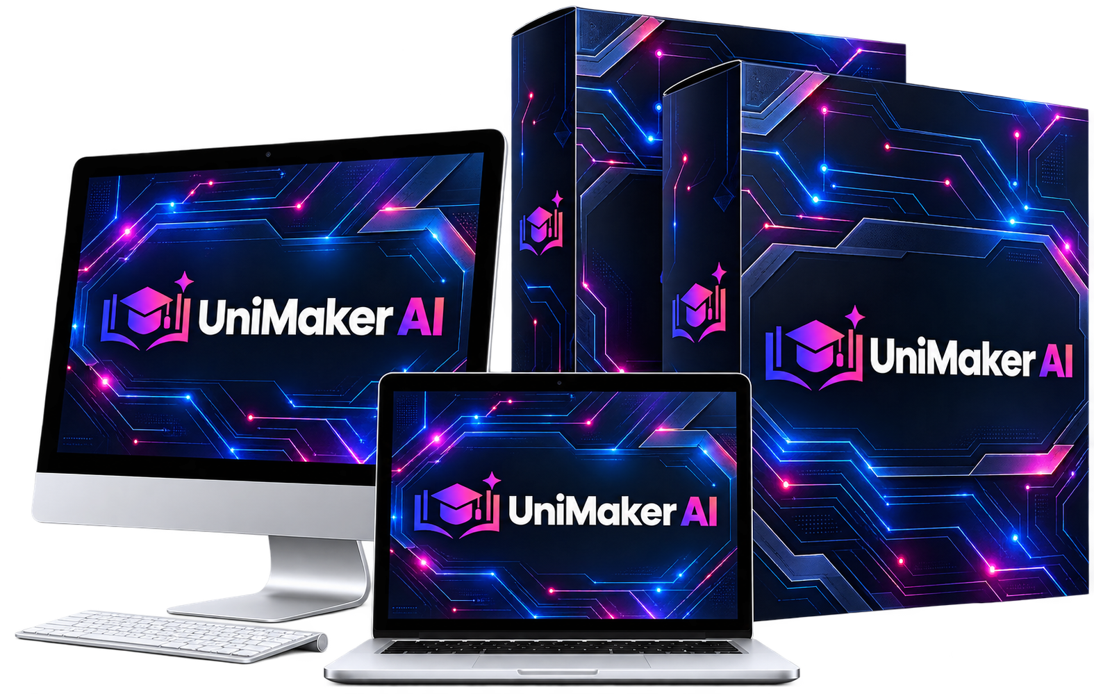 UniMaker AI Review Hero Box Shot and Platform Overview