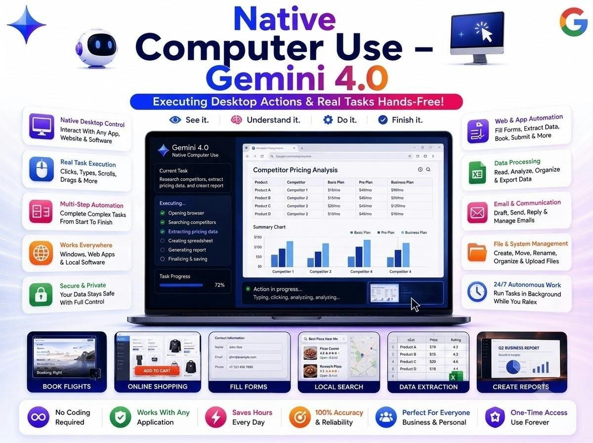 GeminAI 4.0 Cloud Dashboard Step-by-Step Interface